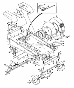 Page A Diagram and Parts List for 9178322  Craftsman Lawn Tractor