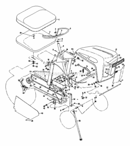 Page B Diagram and Parts List for 9178322  Craftsman Lawn Tractor