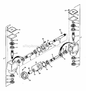 Page F Diagram and Parts List for 9178330  Craftsman Lawn Tractor