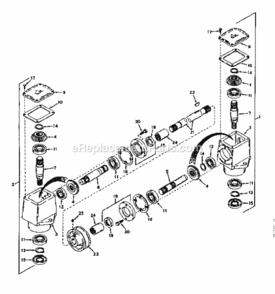 Page F Diagram and Parts List for 9178341  Craftsman Lawn Tractor