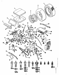 Page A Diagram and Parts List for 9178362  Craftsman Lawn Mower