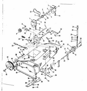 Page D Diagram and Parts List for 9178372  Craftsman Lawn Mower