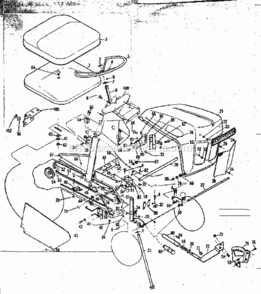 Page B Diagram and Parts List for 9178400  Craftsman Lawn Tractor