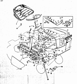 Page B Diagram and Parts List for 9178420  Craftsman Lawn Tractor