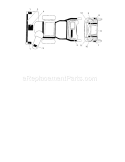 Decals Diagram and Parts List for 917881052  Craftsman Snow Blower