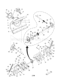 Auger Housing/Impeller Diagram and Parts List for 917881060  Craftsman Snow Blower