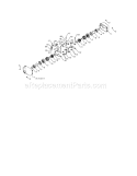 Steering Bracket & Yoke Diagram and Parts List for 917881063  Craftsman Snow Blower