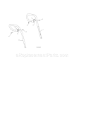Loop Handles Diagram and Parts List for 917881064  Craftsman Snow Blower