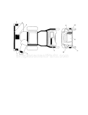Decals Diagram and Parts List for 917881064  Craftsman Snow Blower