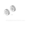 Wheels Diagram and Parts List for 917881065  Craftsman Snow Blower