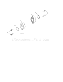 Auger Bearing Diagram and Parts List for 917881065  Craftsman Snow Blower