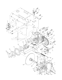 Drive Diagram and Parts List for 917881150  Craftsman Snow Blower