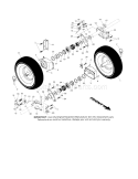 Wheels/Decals Diagram and Parts List for 917881151  Craftsman Snow Blower