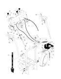Control Panel/Discharge C... Diagram and Parts List for 917881152  Craftsman Snow Blower