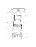 Decals Diagram and Parts List for 917885520  Craftsman Snow Blower