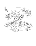 Drive Diagram and Parts List for 917885522  Craftsman Snow Blower
