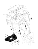 Handles Diagram and Parts List for 917885530  Craftsman Snow Blower