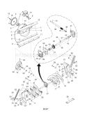 Auger Housing / Impeller Diagram and Parts List for 917885531  Craftsman Snow Blower
