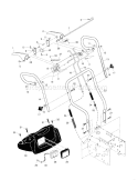 Handles Diagram and Parts List for 917885531  Craftsman Snow Blower