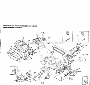 Part Location Diagram of 83879 Craftsman Drive Control