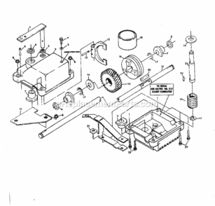 Page B Diagram and Parts List for 917978301  Craftsman Lawn Mower