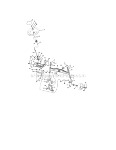 Page E Diagram and Parts List for 917986340  Craftsman Lawn Tractor