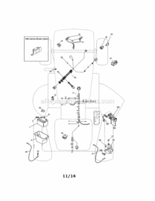 Part Location Diagram of 415241 Craftsman Deck.Svc.42-In.