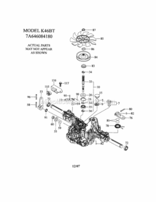 Page L Diagram and Parts List for 917986360  Craftsman Lawn Tractor