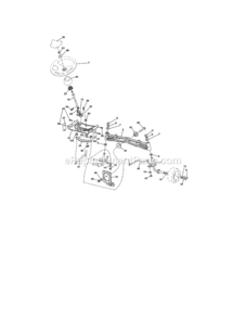 Page E Diagram and Parts List for 917986360  Craftsman Lawn Tractor