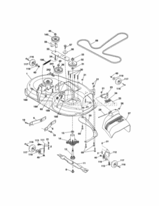 Page G Diagram and Parts List for 917986360  Craftsman Lawn Tractor