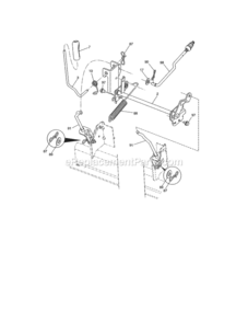 Page G Diagram and Parts List for 917986410  Craftsman Lawn Tractor