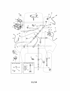 Page A Diagram and Parts List for 917986420  Craftsman Lawn Tractor