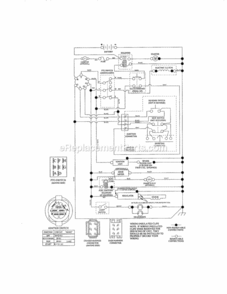 Page K Diagram and Parts List for 917986420  Craftsman Lawn Tractor