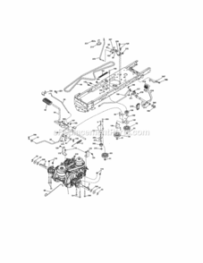 Page C Diagram and Parts List for 917986420  Craftsman Lawn Tractor