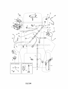 Page A Diagram and Parts List for 917986450  Craftsman Lawn Tractor