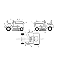 Page I Diagram and Parts List for 917986450  Craftsman Lawn Tractor