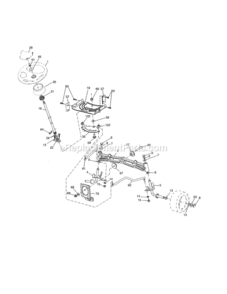 Page E Diagram and Parts List for 917986470  Craftsman Lawn Tractor