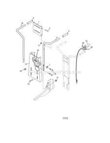 Part Location Diagram of 188555 Craftsman Pivot Pin