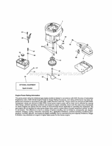 Page D Diagram and Parts List for 917990390  Craftsman Lawn Tractor