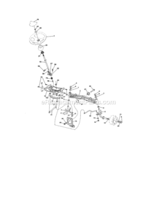 Page E Diagram and Parts List for 917990420  Craftsman Lawn Tractor