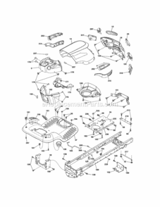 Page B Diagram and Parts List for 917990480  Craftsman Lawn Tractor