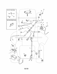 Page A Diagram and Parts List for 917992880  Craftsman Lawn Tractor