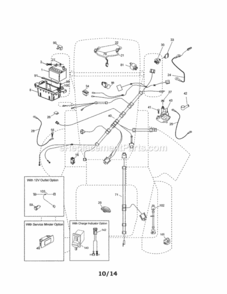 Page A Diagram and Parts List for 917992901  Craftsman Lawn Tractor