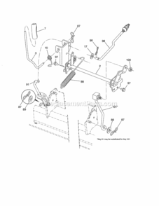 Page G Diagram and Parts List for 917992901  Craftsman Lawn Tractor