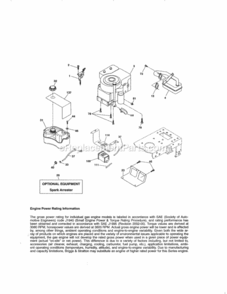 Page D Diagram and Parts List for 917992950  Craftsman Lawn Tractor
