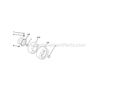 Page J Diagram and Parts List for 917992960  Craftsman Lawn Tractor