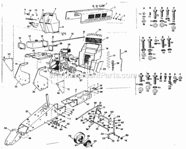 Page A Diagram and Parts List for 91799411  Craftsman Lawn Tractor