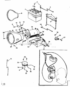Page D Diagram and Parts List for 91799411  Craftsman Lawn Tractor