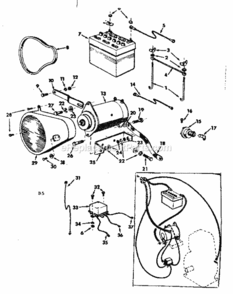 Page D Diagram and Parts List for 91799421  Craftsman Lawn Tractor