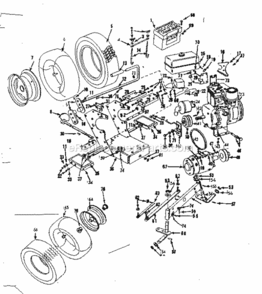 Page A Diagram and Parts List for 91799500  Craftsman Lawn Tractor